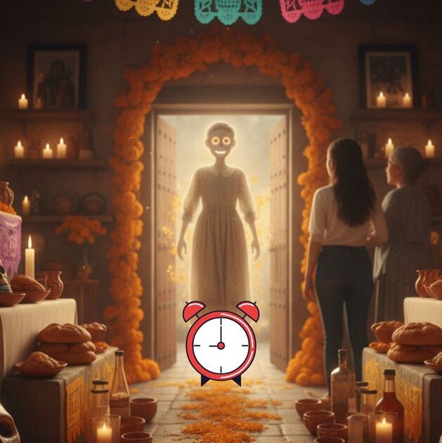 La hora exacta en que los difuntos llegan a casa, según la tradición mexicana (IA)