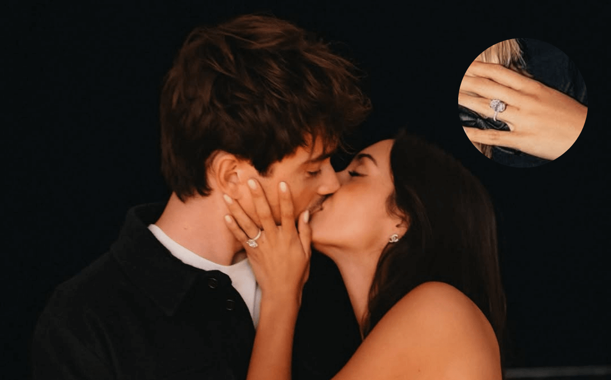 Este es el costo del impresionante anillo de compromiso que Charles Leclerc le dio Alexandra Saint Mleux (Foto: Antoine Truchet)