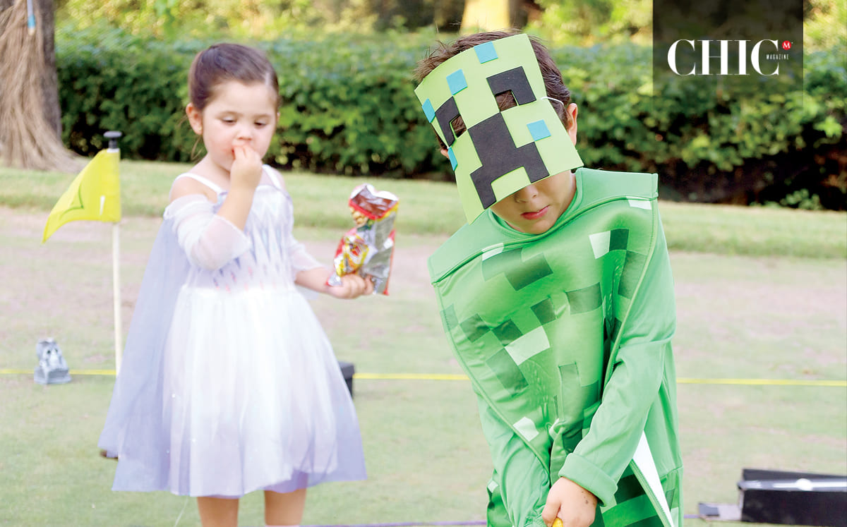 Disfrutando de las actividades en el green / Foto: Ingrid Guerrero