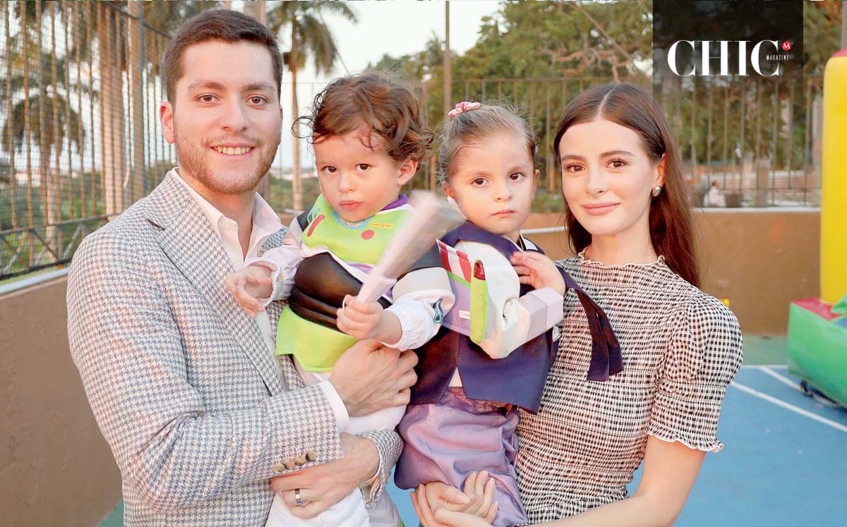 Fabián Terán, Luca Terán, Julieta Terán Y Jazmín Cortés / Foto: Ingrid Guerrero