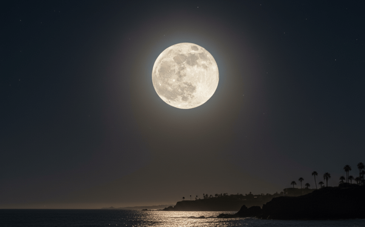 La Superluna de noviembre 2025, ya tiene fecha para verla; conócela aquí (Foto: Gemini IA)