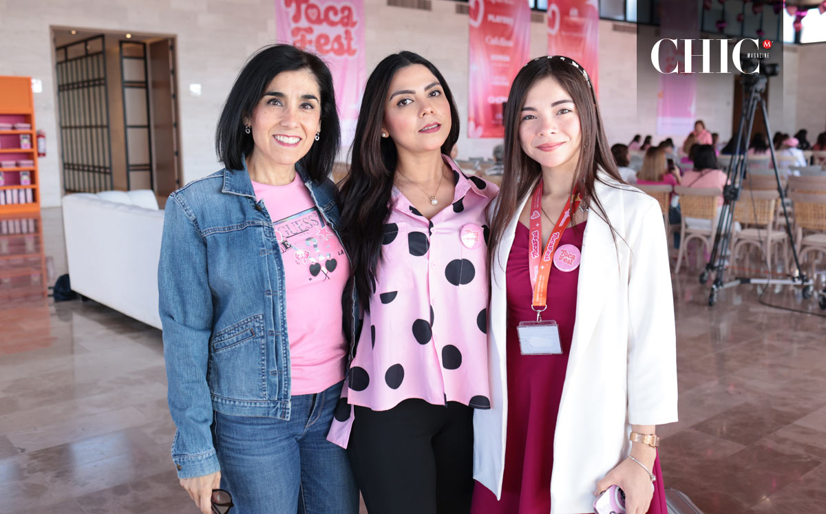 Bety Martínez, Laura Carrera y Andrea Arellano