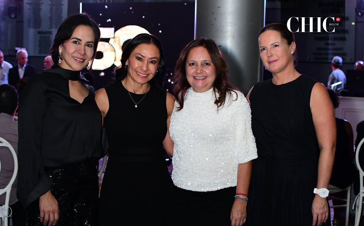 Ceci Valencia, Angélica Fematt, Ana Espinosa y Laura López