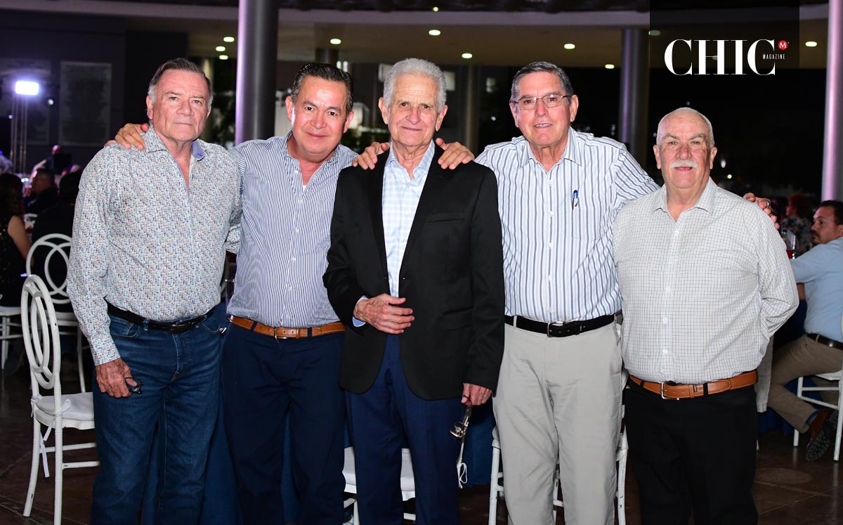 Ricardo Plata, Bernardo Murillo, Isidro Ortiz,Pedro Sáenz y Benjamín Ortega