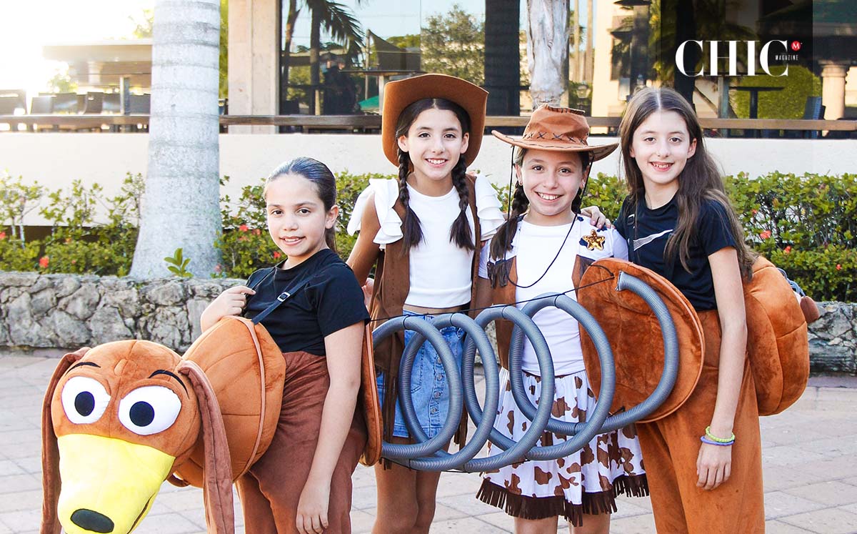 Mariel Díaz, María Fernanda García, Paulina Díaz y Ana Carolina García