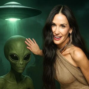 Demi Moore, Strange Arrivals, Demi Moore película, Demi Moore película aliens, Demi Moore película abducción alienígena, Demi Moore historia abducción