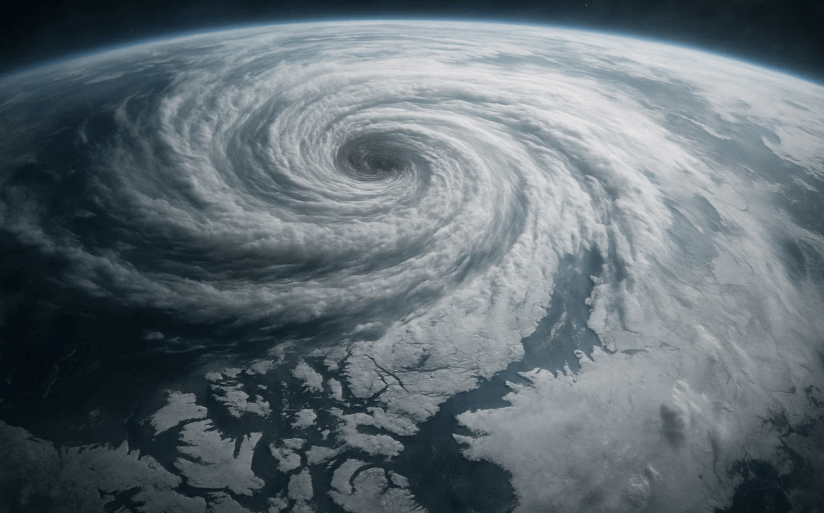 Esto es lo que debes saber del Vórtice Polar que traerá el nuevo Frente Frío 13 a México (Foto IA)