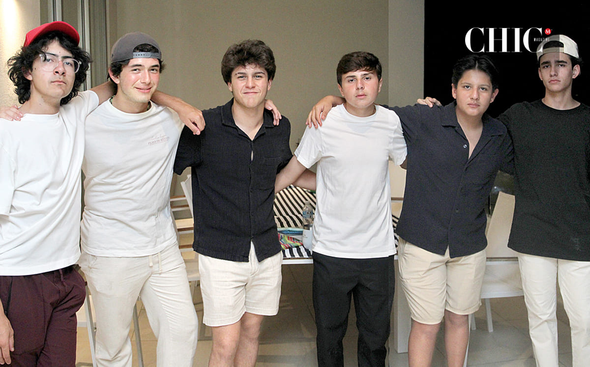 Fer Pontones, Carlos Limón, Alonso Manzur, Alexander Ceja, Luis Pichardo, Alejandro Cuadra