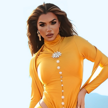 Ella es Hanin Al Qoreishy, la Miss Irak 2025 que está en el centro de la polémica en Miss Universo (Foto: Instagram)