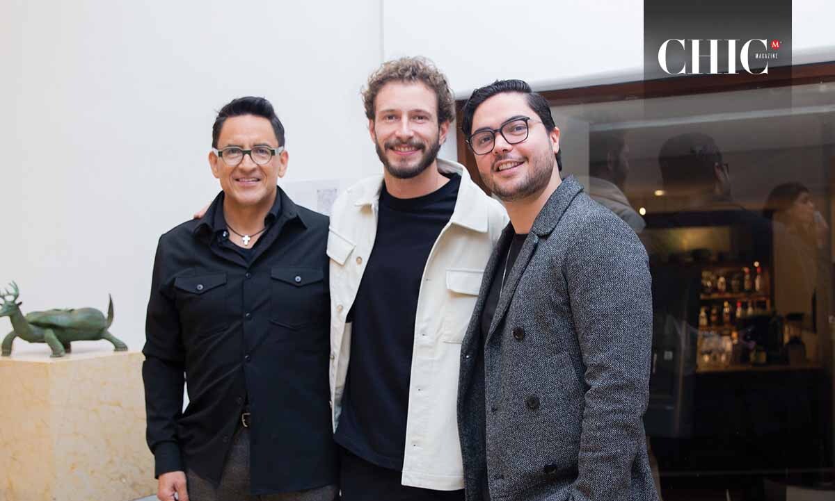 Pedro González, Juan Pablo Torres y Víctor Mata