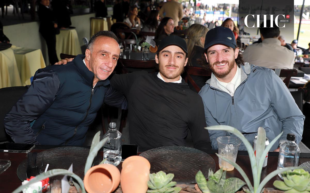 Daniel Rijan, Nicolas Rijan y Gonzalo Azcarraga