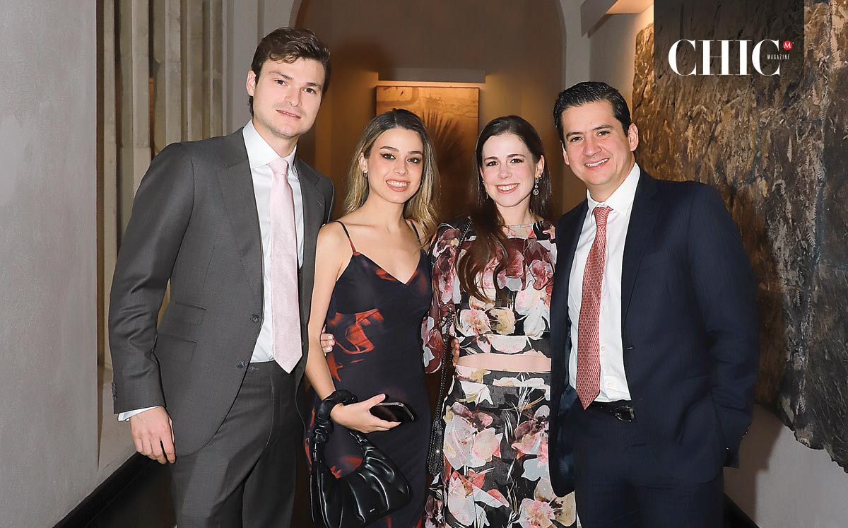 David Garza, Belén Sada, Milarca Fernández y Eugenio Garza