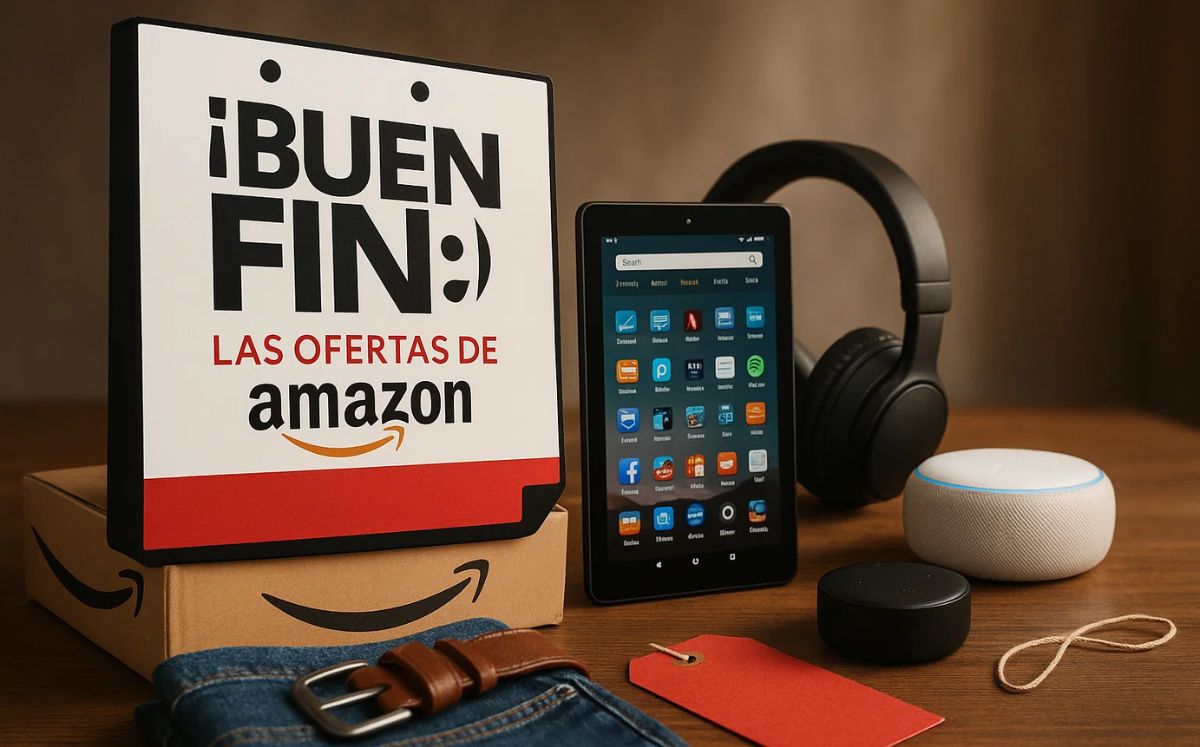Lista de ofertas y descuentos del Buen Fin 2025 en Amazon (Foto: Sora)