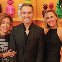 Olga Valdés, Luis W. Guajardo y Olaya Guajardo / Fotos: Daniel Saldívar