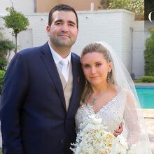 Ricardo Alberto Moreno Muñoz y Dana Estrella Back Villarreal. Fotos: Daniel Saldívar