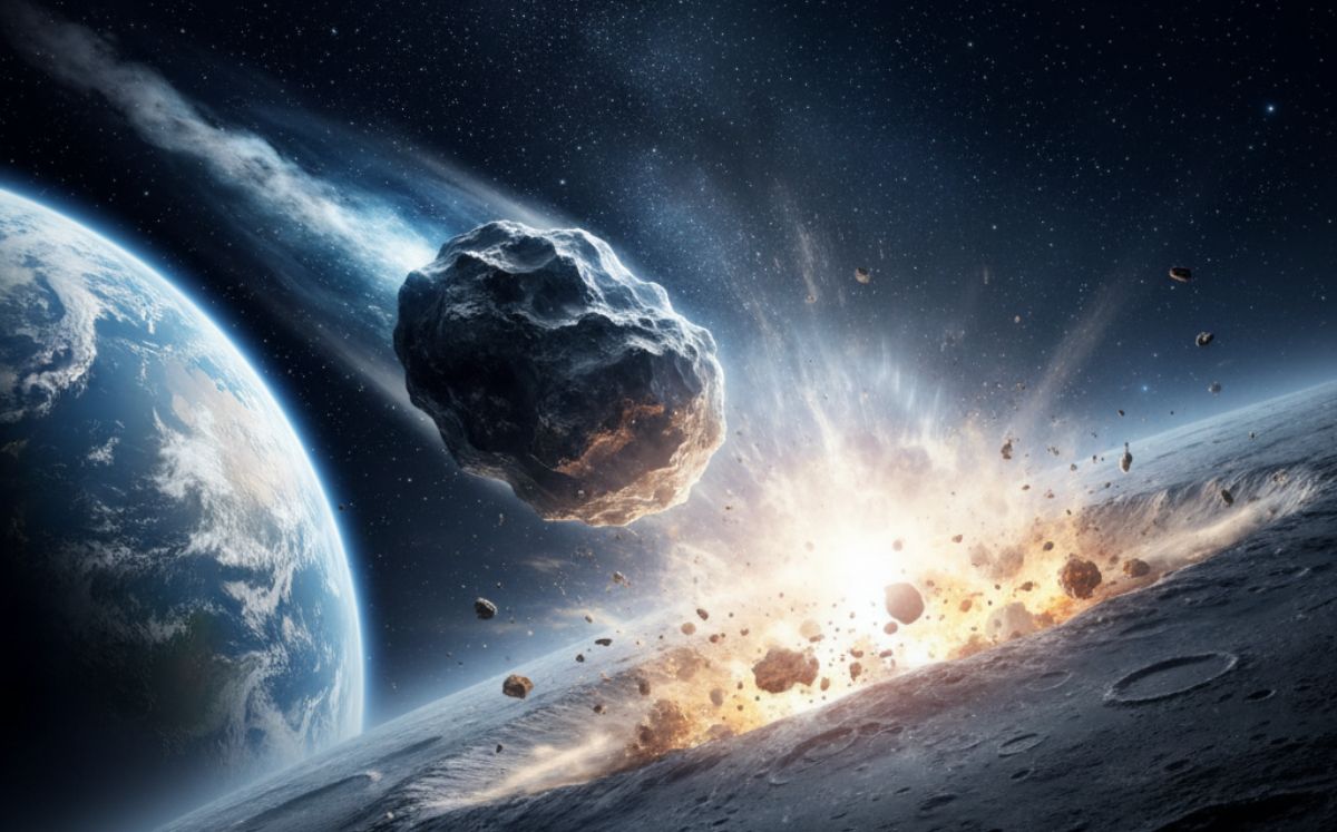 La NASA vigila al asteroide 2024 YR4 por su posible impacto en la Luna y las consecuencias (IA)