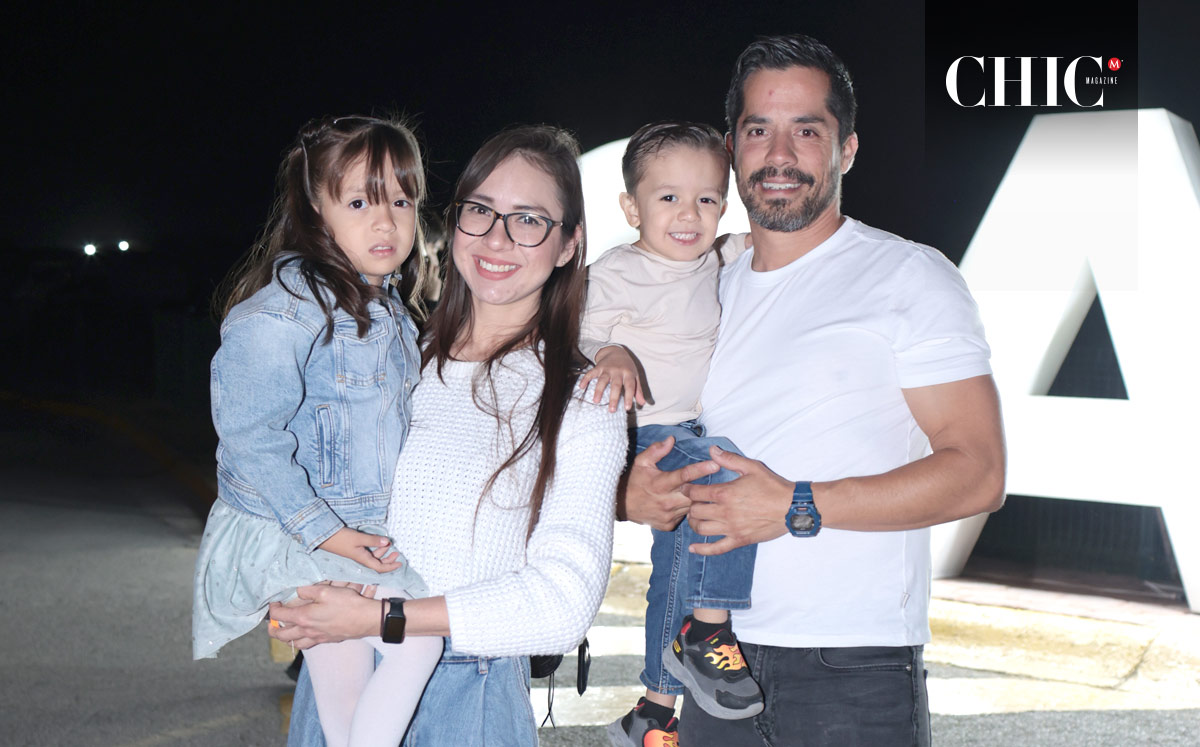 Alessa, Jessica Barajas, Sebastián y Alejandro Sánchez