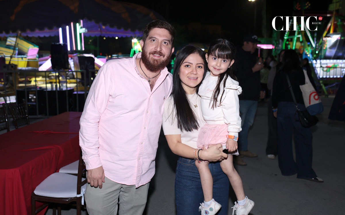 Cristóbal Rodríguez, Ceci Herrera y Ana Ceci Rodríguez