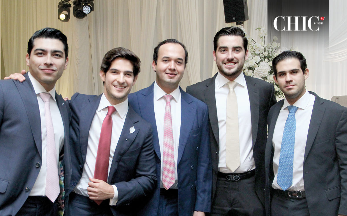 Alfredo Arrona, Román Paez, Carlos Ledezma, Ernesto Aceves y Alejandro Erhard