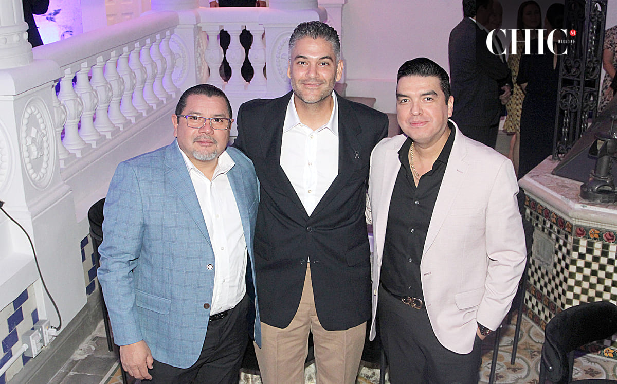 Humberto Sanchez, Fernando Alzaga y Adrian Fuentes