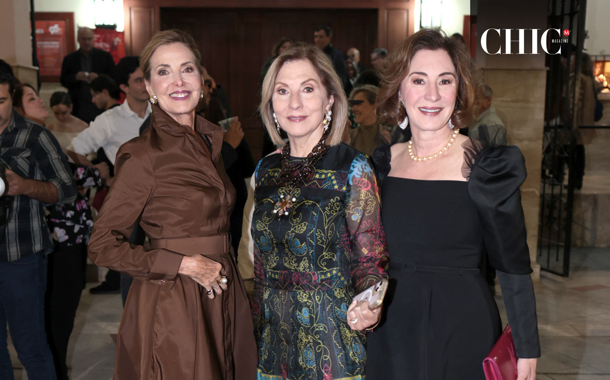 Nina Menocal, Cecie Camil y Luisa Villegas