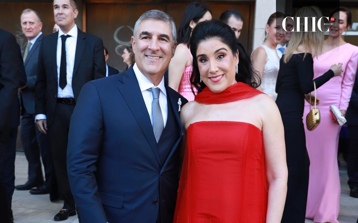 Papás de la novia. Leocadio Villarreal y Mercedes Hinojosa de Villarreal