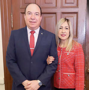 Eduardo Manzur y Sandra Alvarado