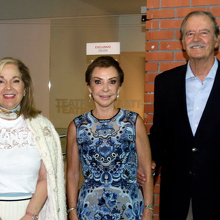 Liliana Melo de Sada, Marta Sahagún de Fox y Vicente Fox / Foto: Omar Valdez