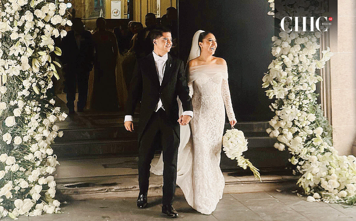 Tras más de ocho años de noviazgo, Jessica Briseño llegó a la Catedral de Tampico tomada del brazo de su papá, Eduardo Briseño