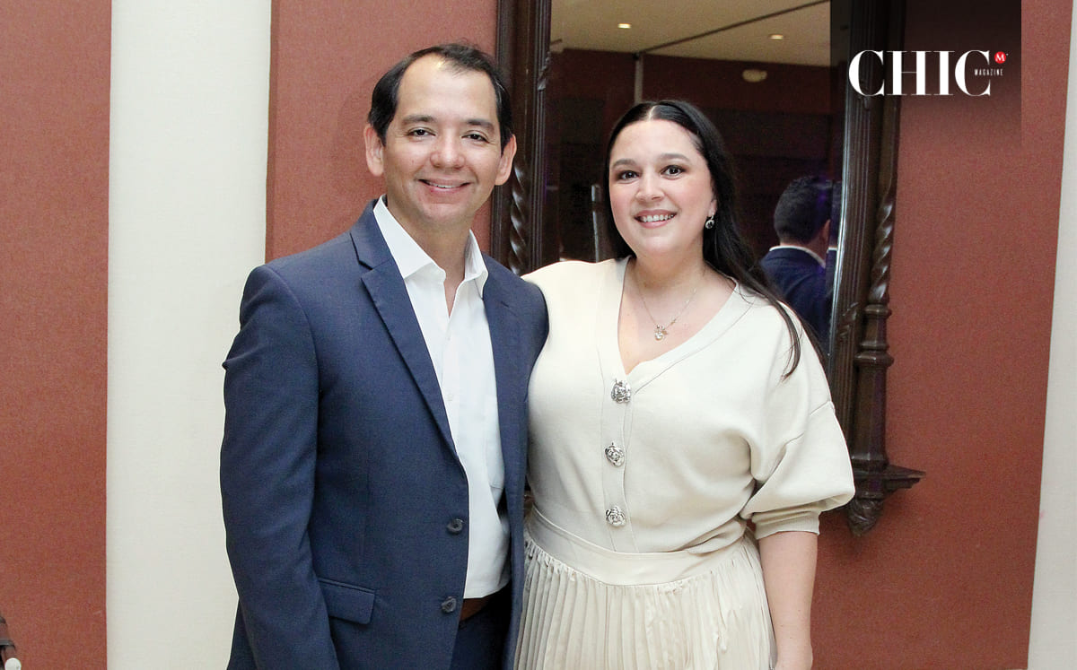 Jesús Cisneros y Natalia Orozco