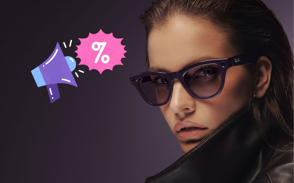 Ray-Ban remata lentes Meta Wayfarer con IA antes del Black Friday (Foto: Ray-Ban)