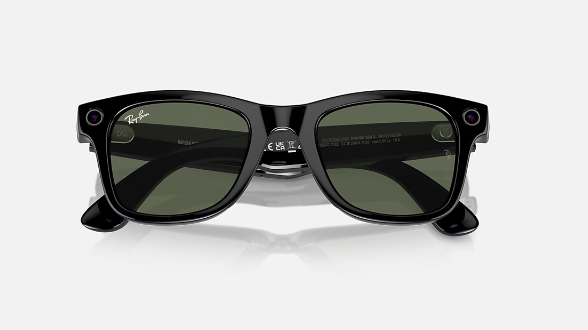 Así se ven los Ray-Ban Meta Wayfarer (Gen 1) (Foto: Ray-Ban)
