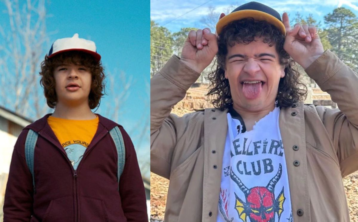 Gaten Matarazzo - Dustin Henderson antes y después en "Stranger Things" (X)