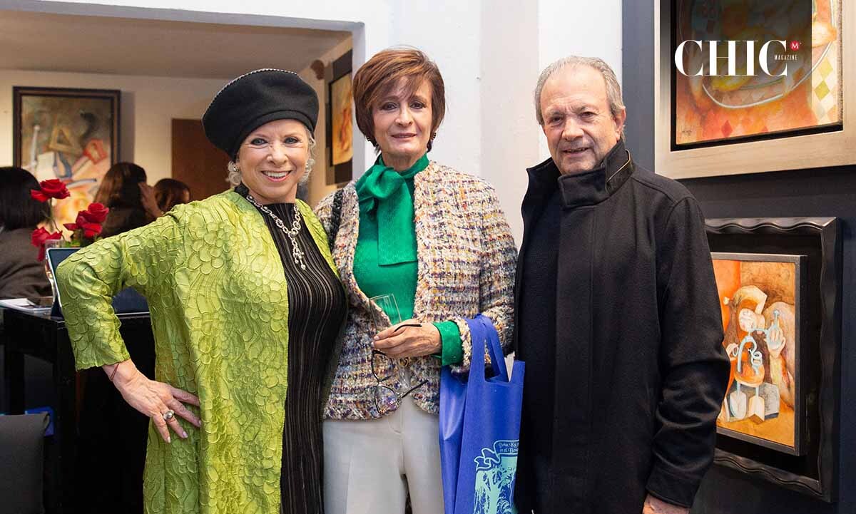 Rosi Mora, Patricia Reigandas y Tomás Reigandas