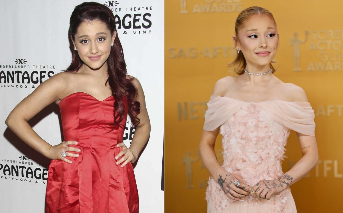 Ariana Grande antes y después (X)