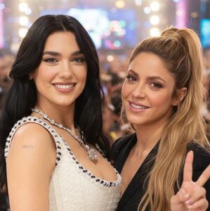 Dua Lipa homenajeó a Shakira en Bogotá, pero la colombiana no apareció en el escenario con ella (IA)