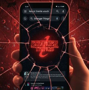 Google lanzó un efecto oculto por el estreno de “Stranger Things 5” (IA)