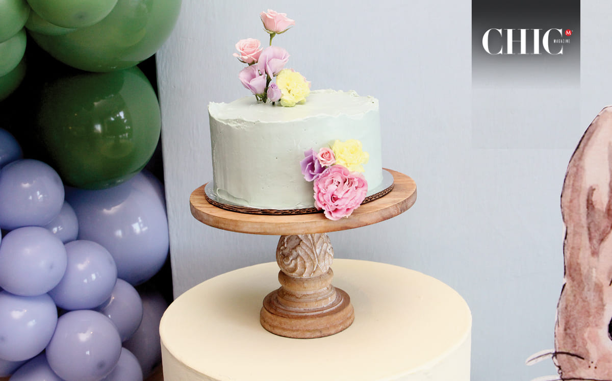 El menú incluyó el dulce sabor de un pastel hecho por la hermana de la festejada