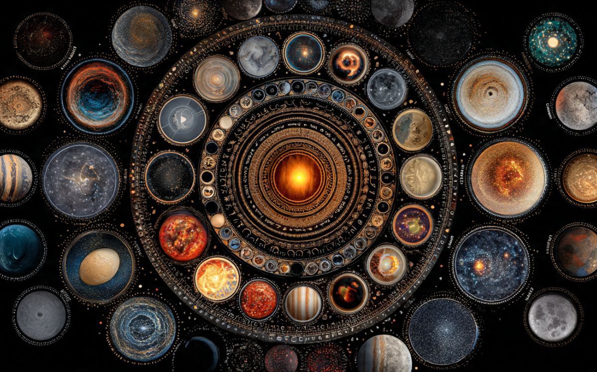 Estos son todos los eventos astronómicos de diciembre 2025 (Foto: Meta AI)