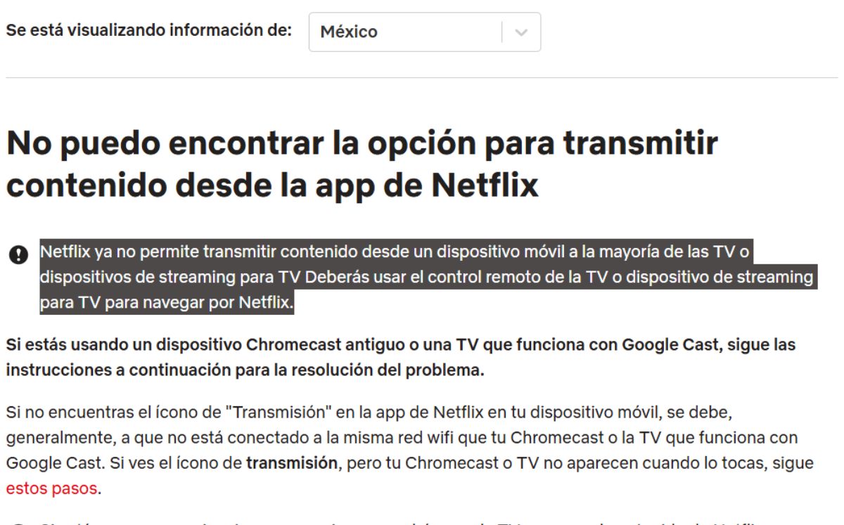 Centro de ayuda de Netflix (Foto: Netflix Página Oficial)