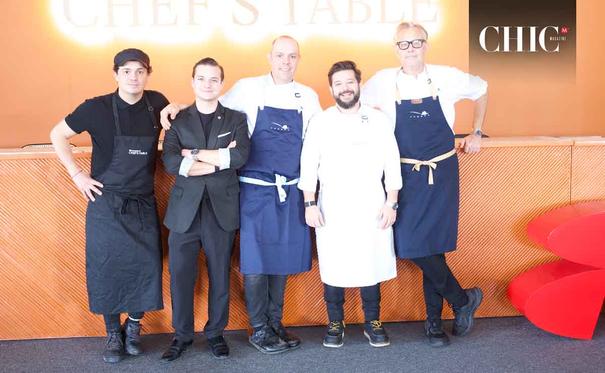 Álvaro Clavijo, Patricio Rivera Río, Eduardo Morali, Rodrigo Rivera Río y Guillermo González Beristáin / Fotos: Omar Valdez