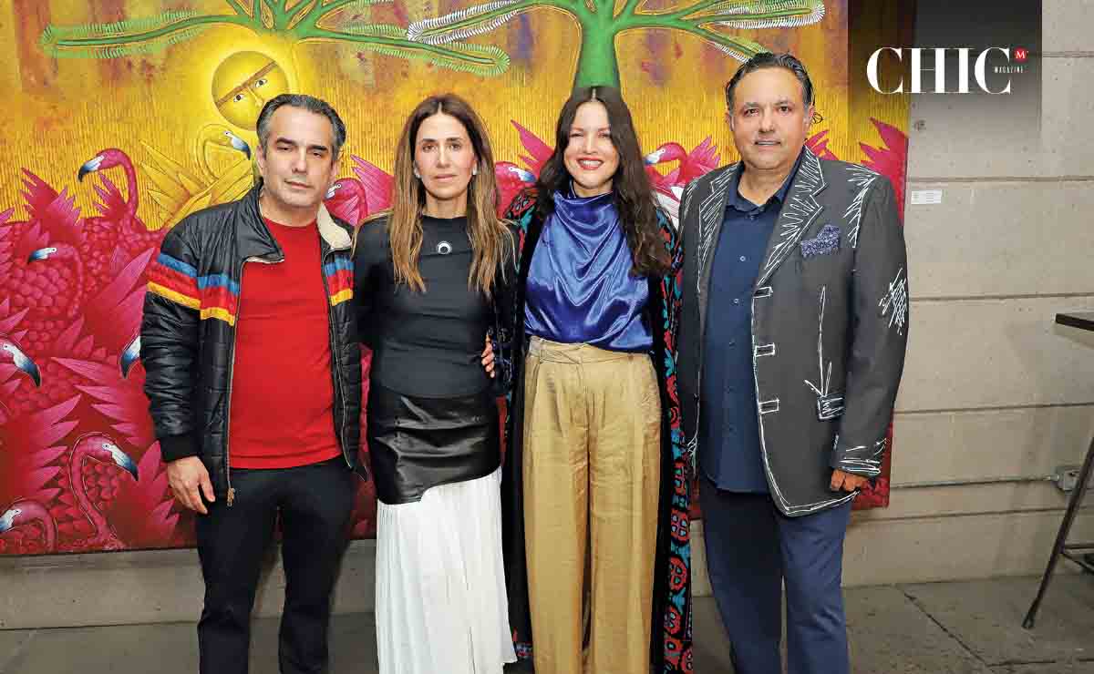 David Manautou, Laura Knight de Manautou, Violeta Romero y Samuel Campillo  / Fotos: Daniel Saldívar