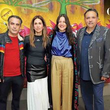 David Manautou, Laura Knight de Manautou, Violeta Romero y Samuel Campillo  / Fotos: Daniel Saldívar