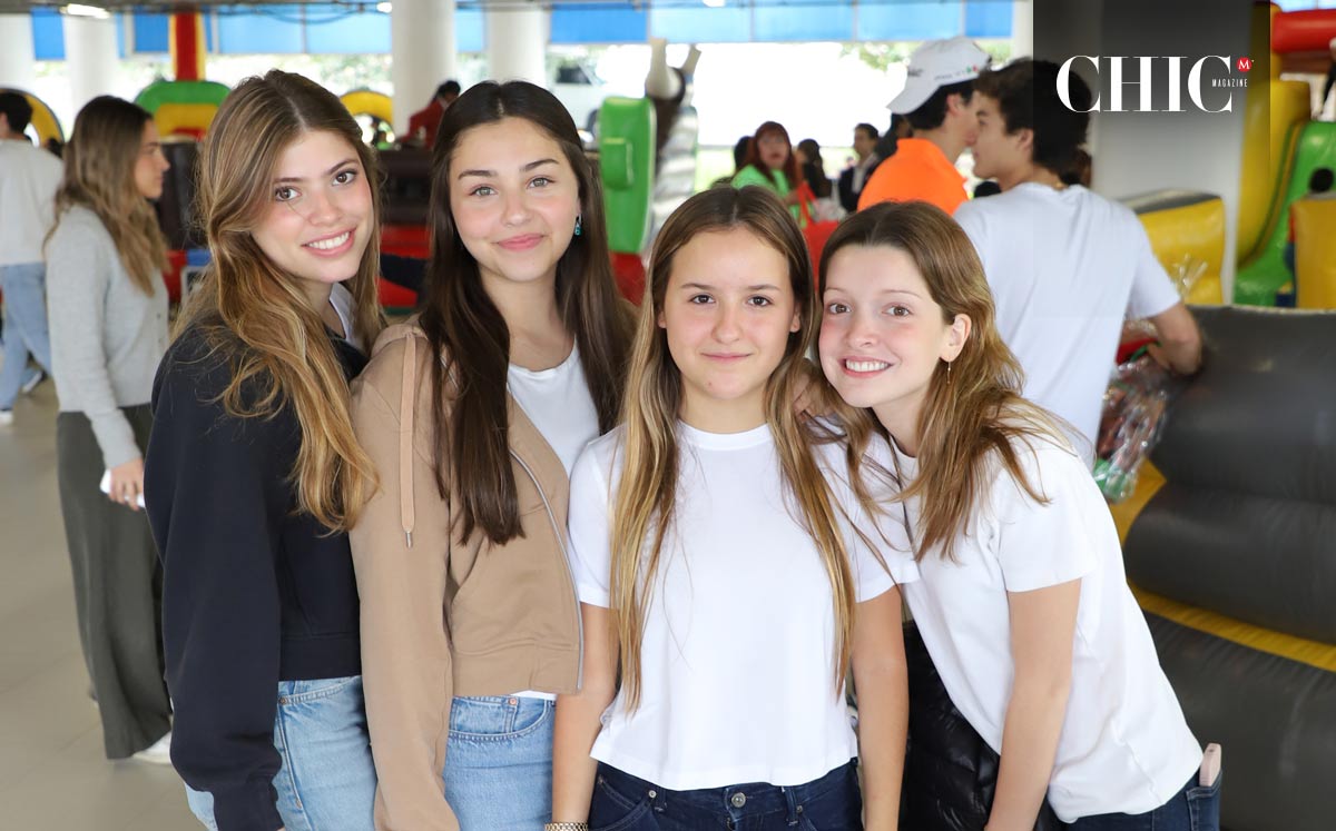 Mariajosé Martínez, Anabela Guerra, Camila Rivero y Daniela Alonso. Fotos: Daniel Saldívar