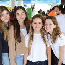 Mariajosé Martínez, Anabela Guerra, Camila Rivero y Daniela Alonso. Fotos: Daniel Saldívar