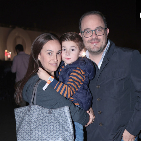 Mariana, Daniel y Alberto