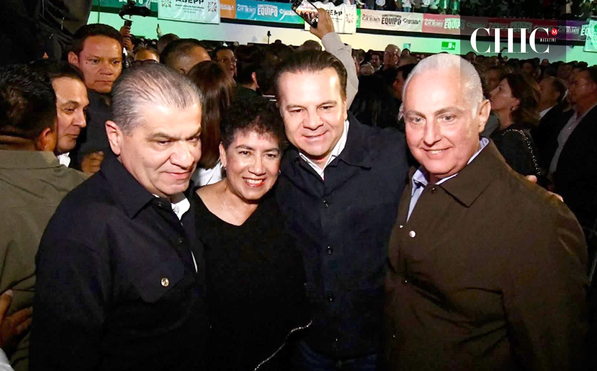 Miguel Riquelme, Mary Telma Guajardo, Esteban Villegas y Román Cepeda