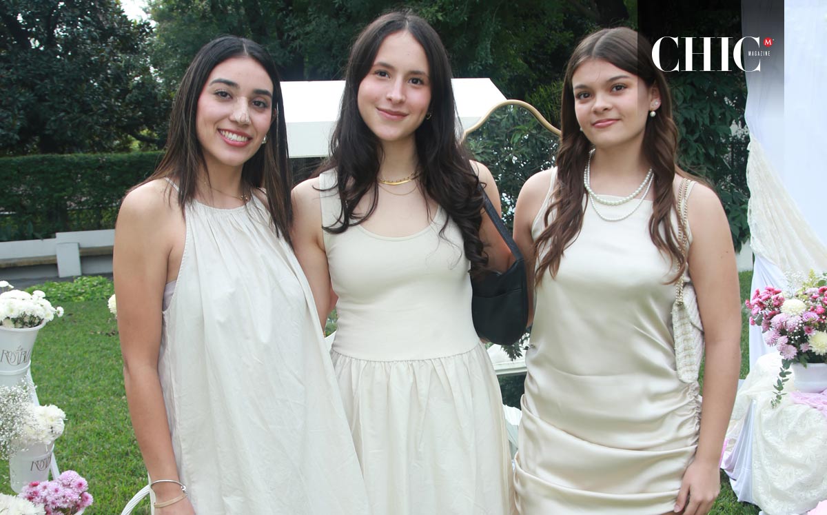 Paulina Rodríguez, Sara Guajardo y Nicole Leal