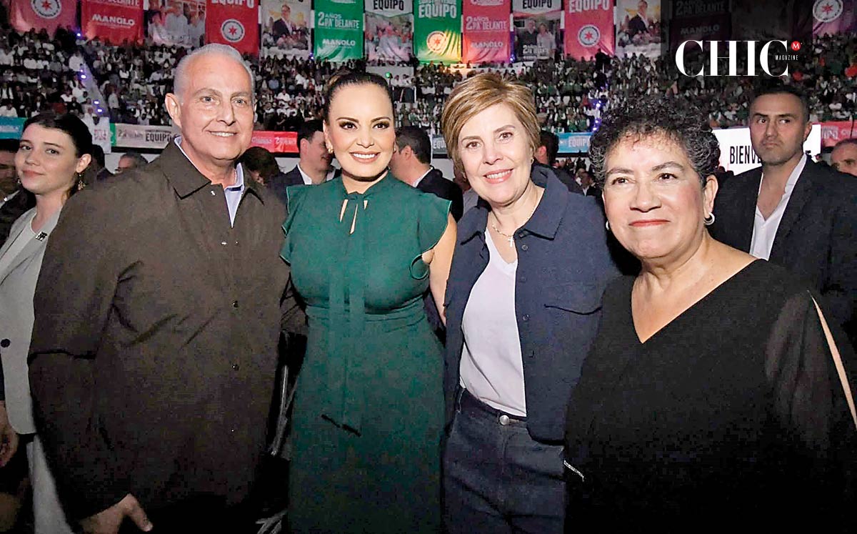 Román Cepeda, Susy Torrecillas, Selina Bremer y Mary Telma Guajardo