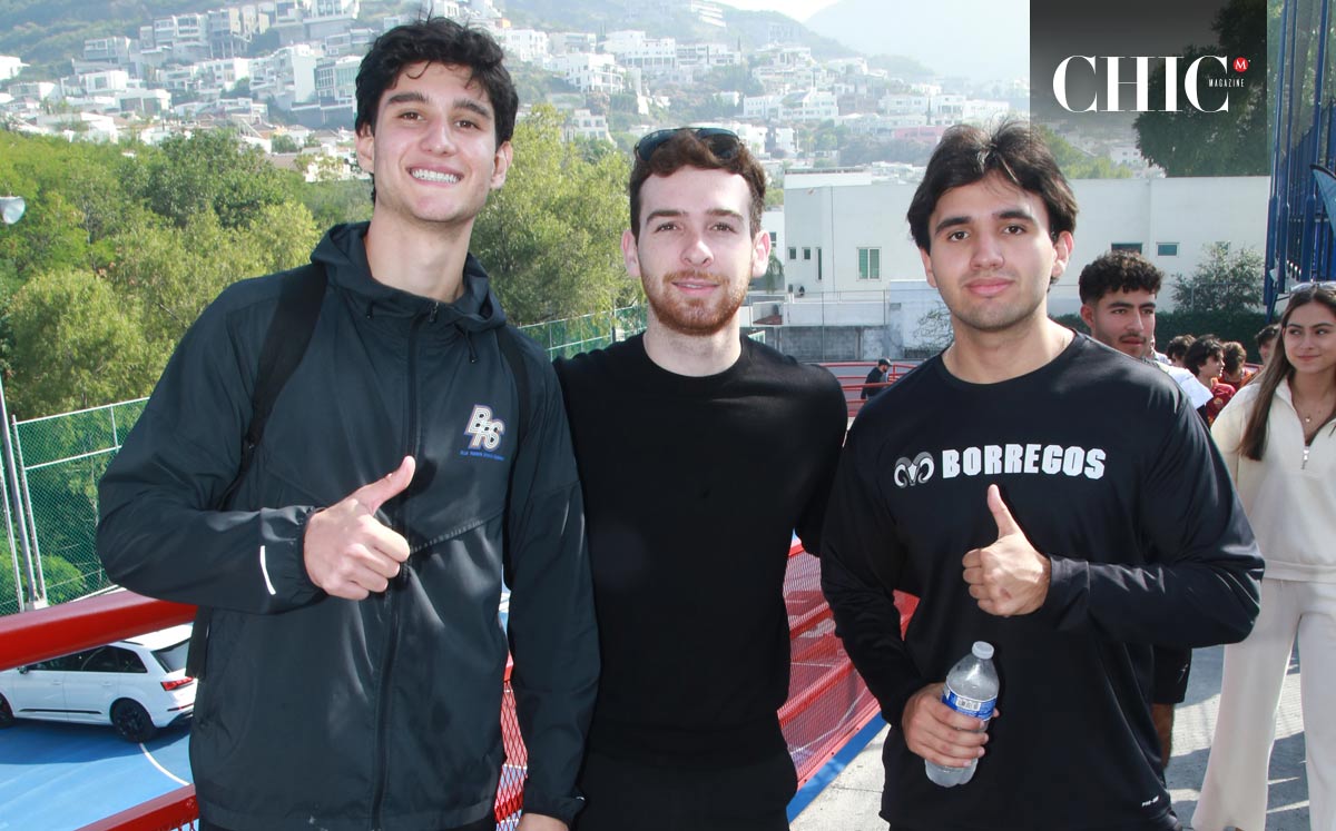 Samuel Price, Óscar Tafich y Axel Benavides